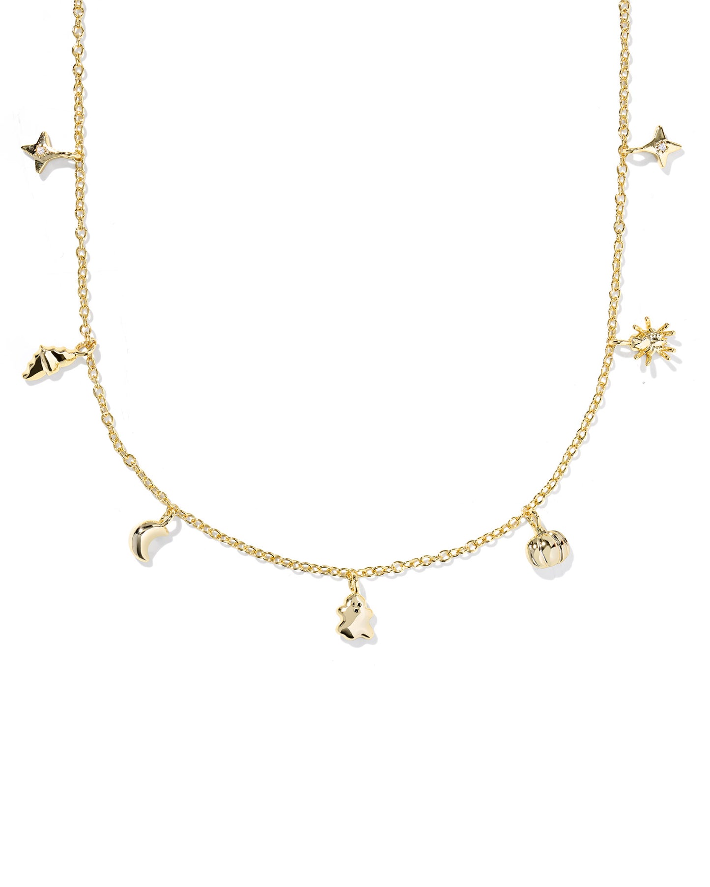 Kendra Scott HALLOWEEN STRAND NECKLACE GOLD MULTI MIX