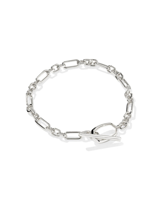 Kendra Scott Sylvia Metal Link Chain Bracelet (Gold or Silver)
