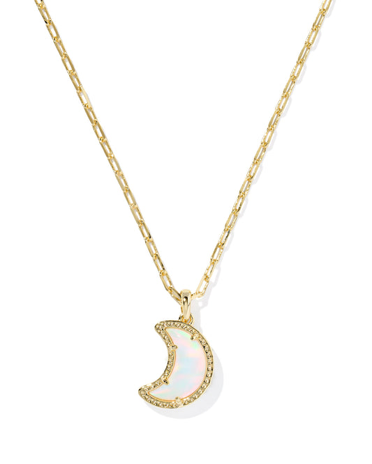 Kendra Scott MOON SHORT PENDANT NECKLACE
