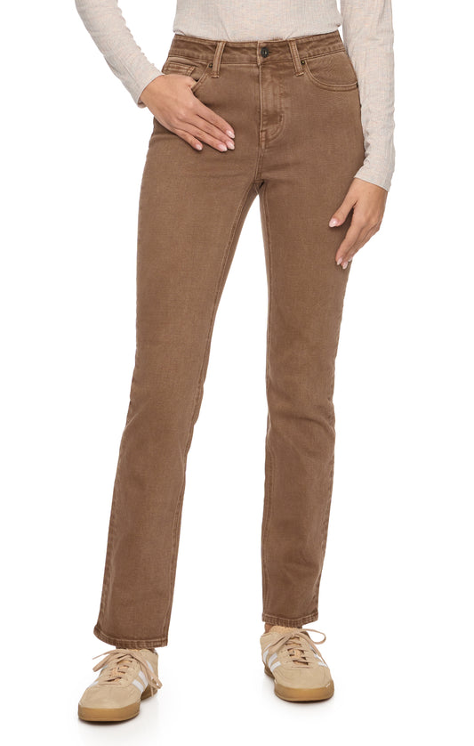 Flag & Anthem ALDIE HIGH RISE STRAIGHT WESTERN VERSION Brown