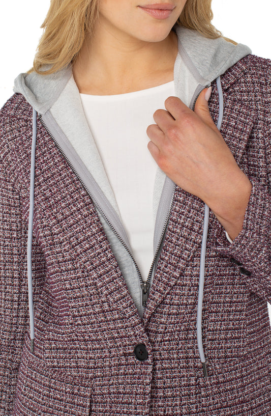 Liverpool Boyfriend Blazer with Removable Hood
