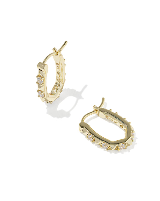 Kendra Scott Gold or Silver FATE HUGGIE EARRINGS