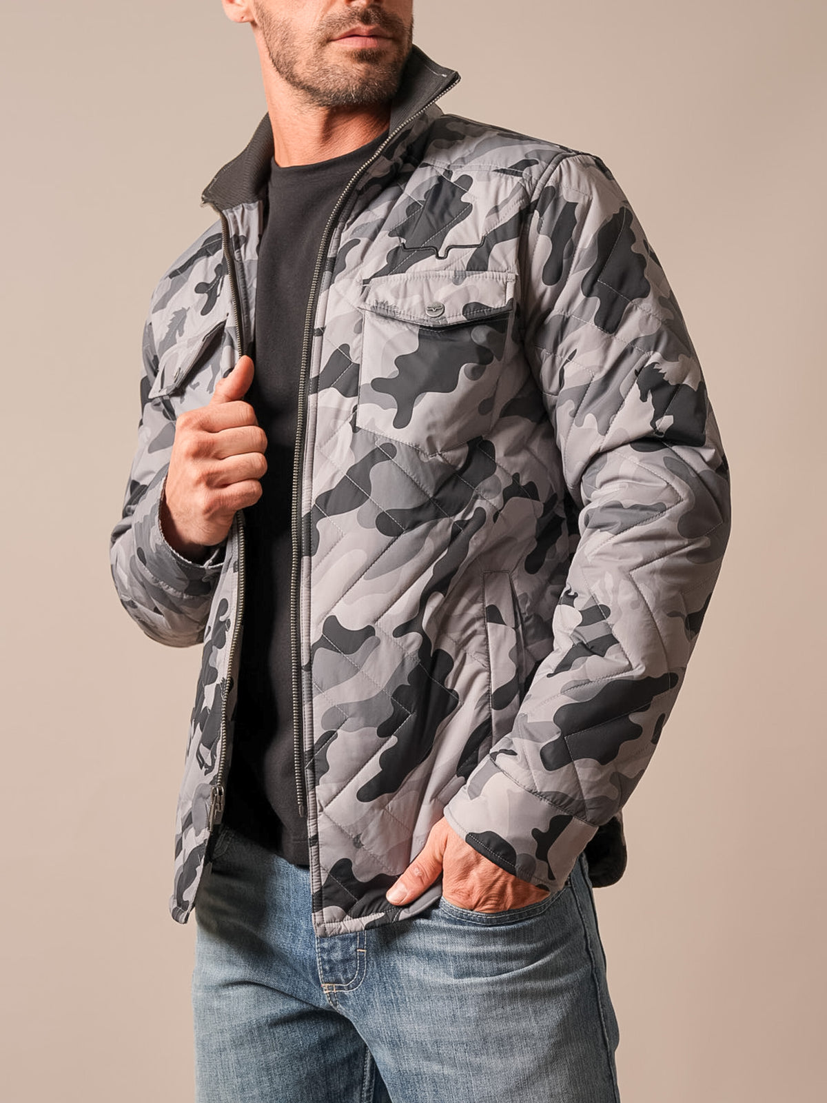 Kimes Ranch Men’s Skink Jacket – Camo