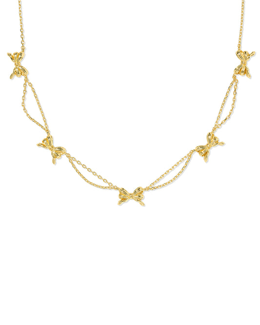 Kendra Scott BOW STRAND NECKLACE GOLD
