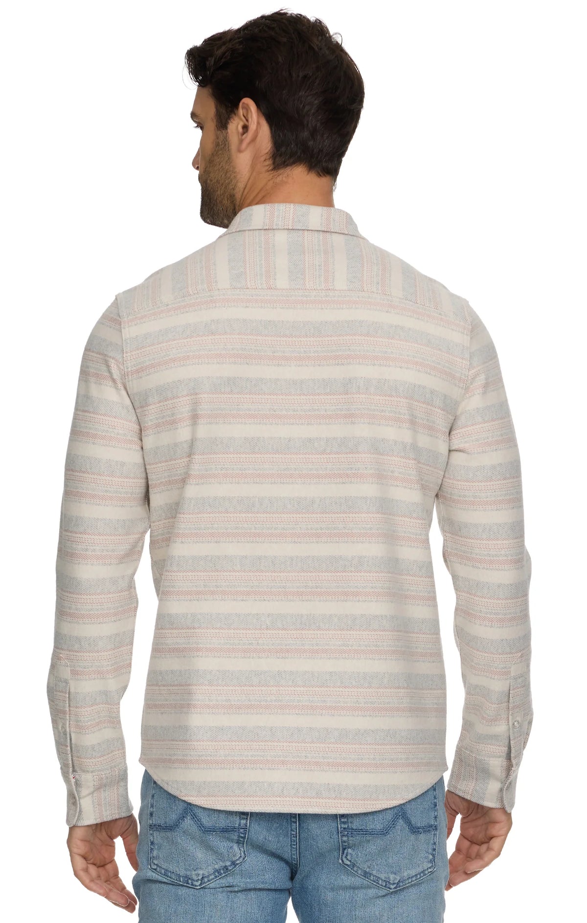 Flag & Anthem Luverne LS Striped Hero Knit Flannel