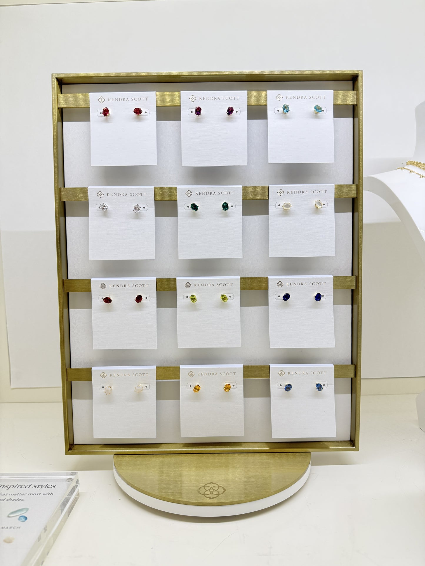 Kendra Scott Cailin Crystal STUD EARRINGS (Multiple Colors)