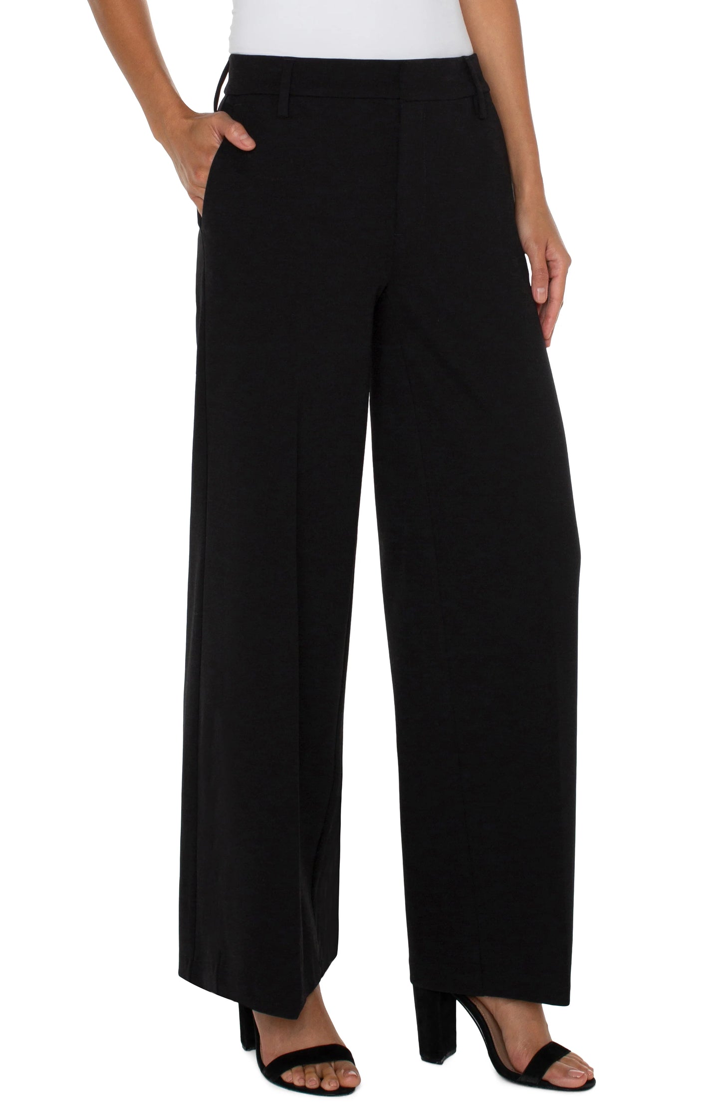 Liverpool Kelsey Wide Leg Trouser (3 Color Choices)