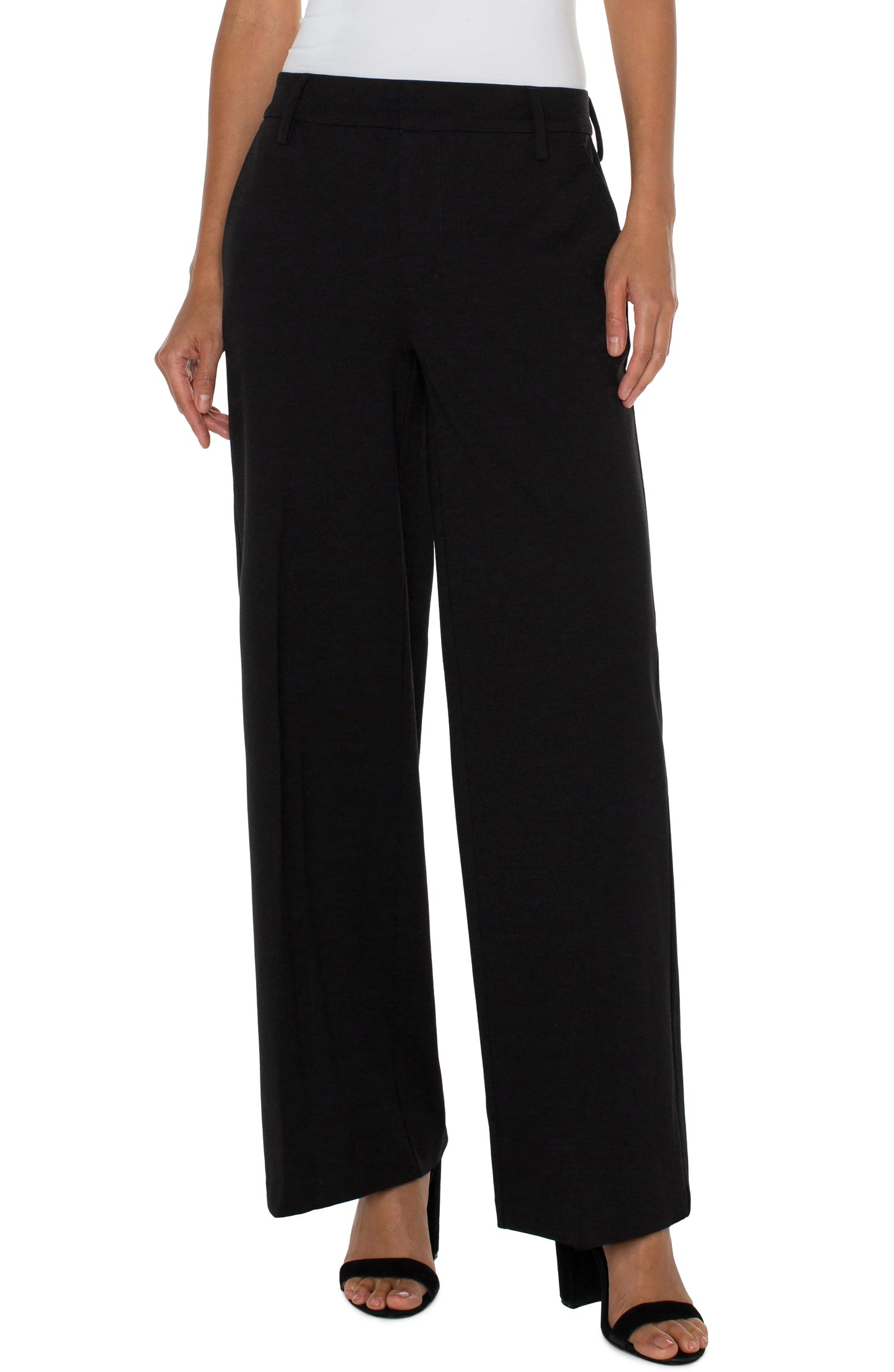 Liverpool Kelsey Wide Leg Trouser (3 Color Choices)