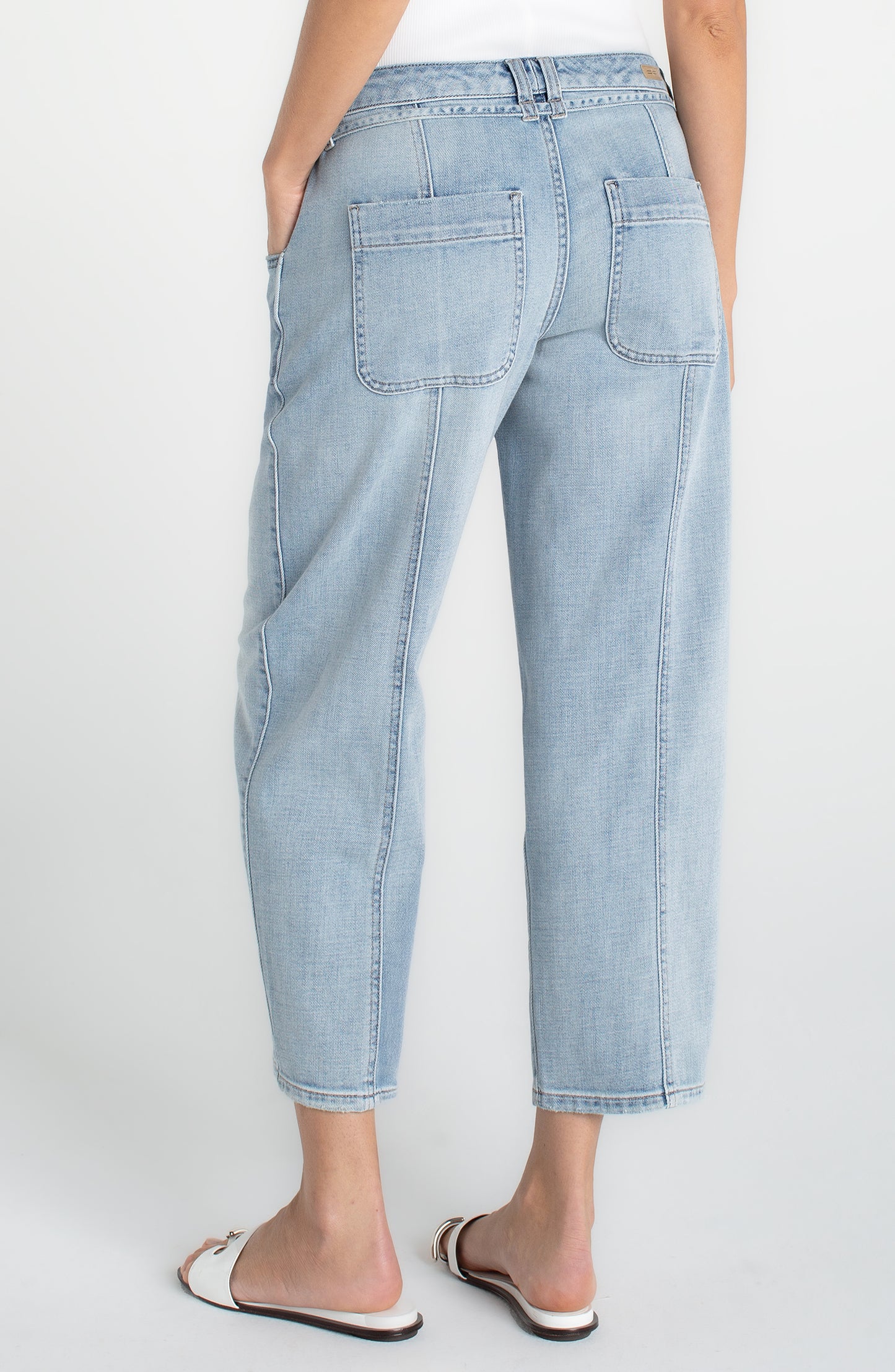 Liverpool beach comber w/ self belt 26' inseam