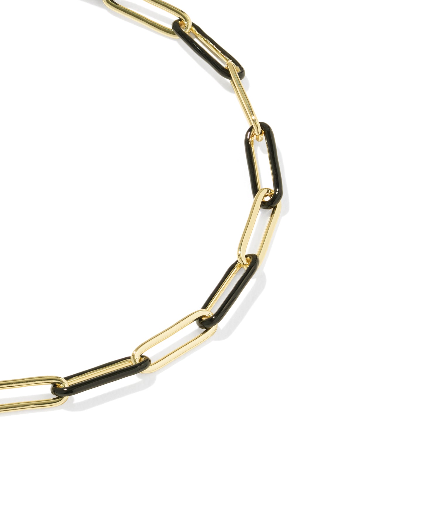 Kendra Scott COURTNEY GOLD ENAMEL LINK AND CHAIN BRACELET (Multiple Colors)