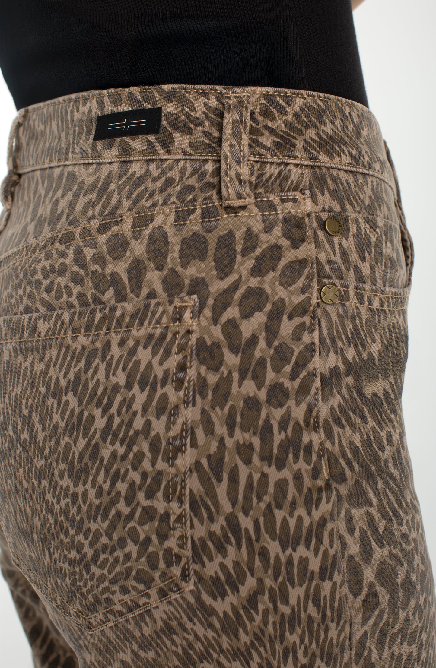 Liverpool Abstract Animal kennedy straight w/wide hem