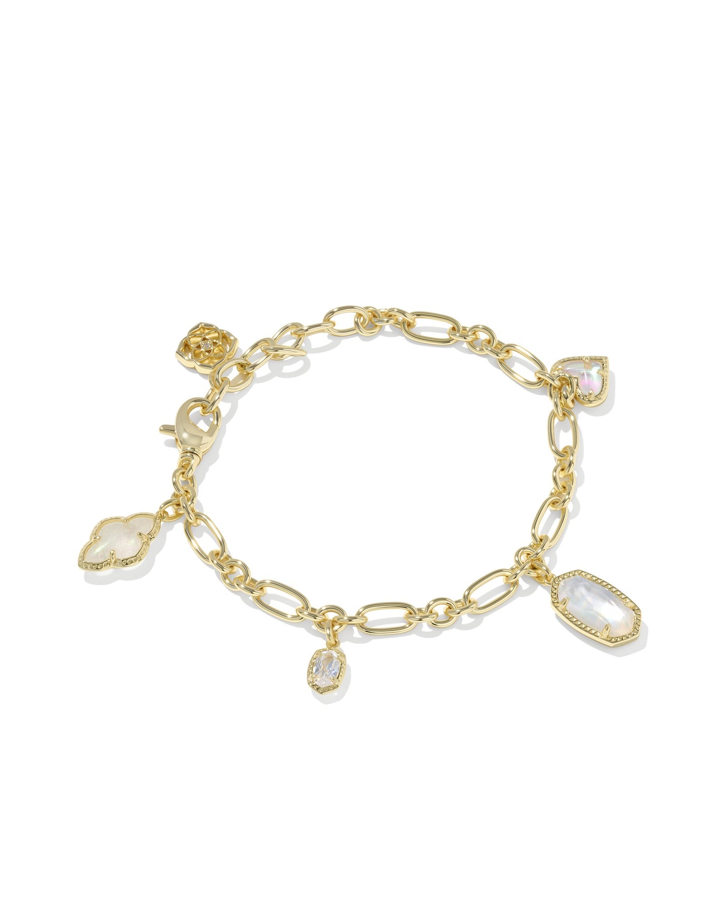 Kendra Scott ICON CHARM BRACELET GOLD NEUTRAL MIX