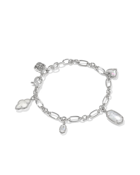 Kendra Scott ICON CHARM BRACELET SILVER NEUTRAL MIX
