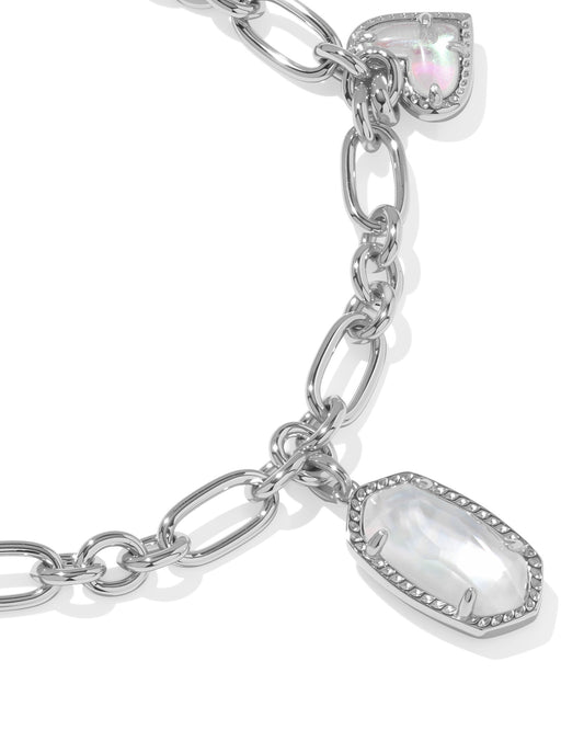Kendra Scott ICON CHARM BRACELET SILVER NEUTRAL MIX