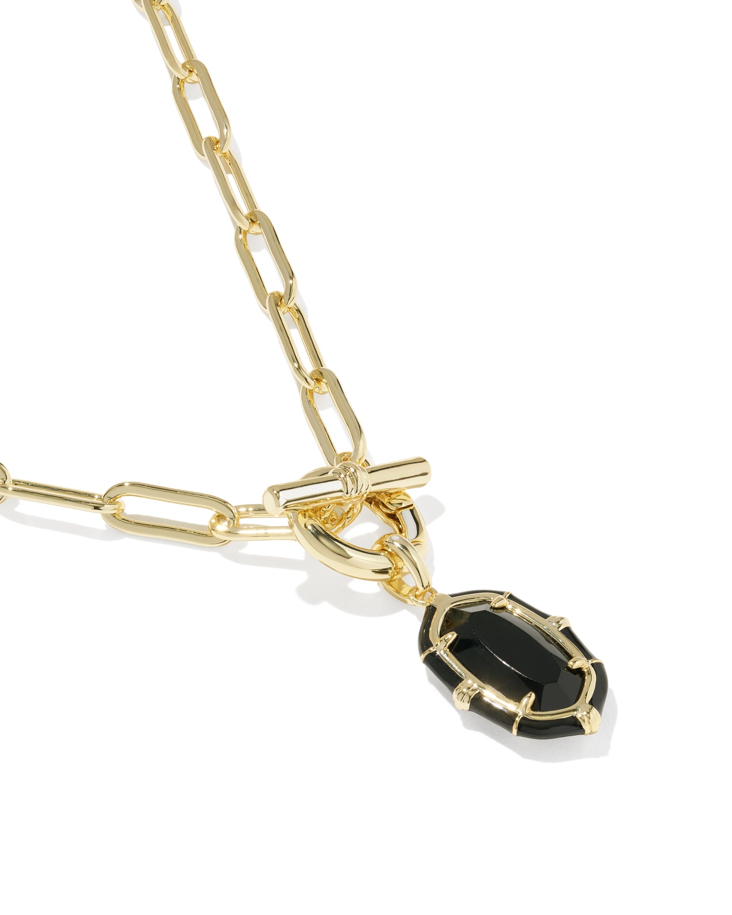 KENDRA SCOTT ELISA GOLD ENAMEL LINK AND CHAIN NECKLACE