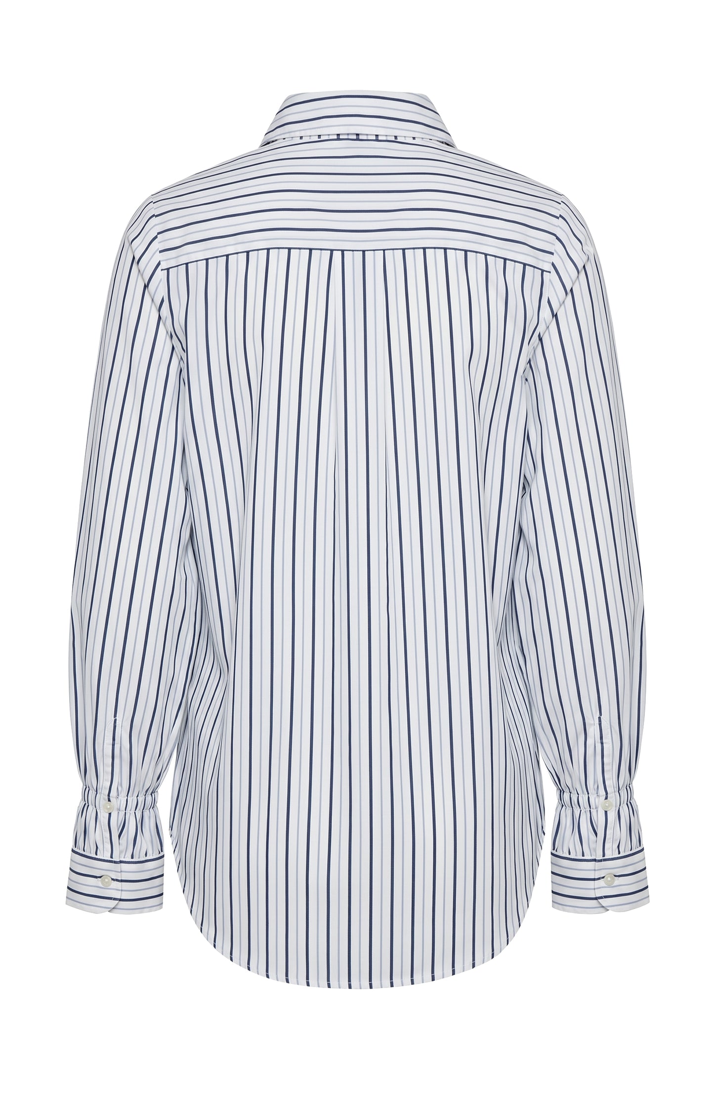 Liverpool Adjustable Sleeve Button Front Woven Top - White Club Nave