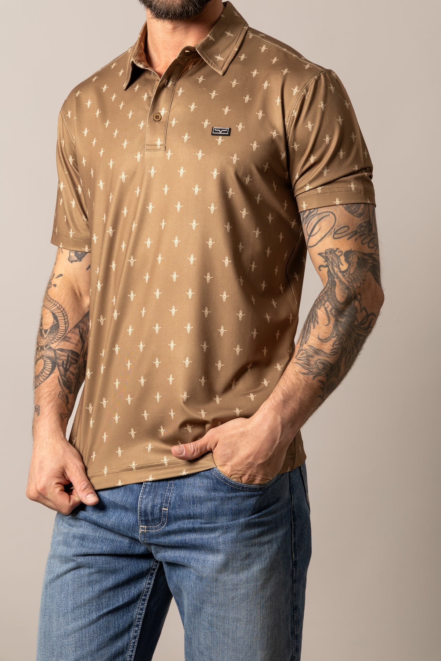 Kimes Ranch BARTAM Brown POLO MSH0000210