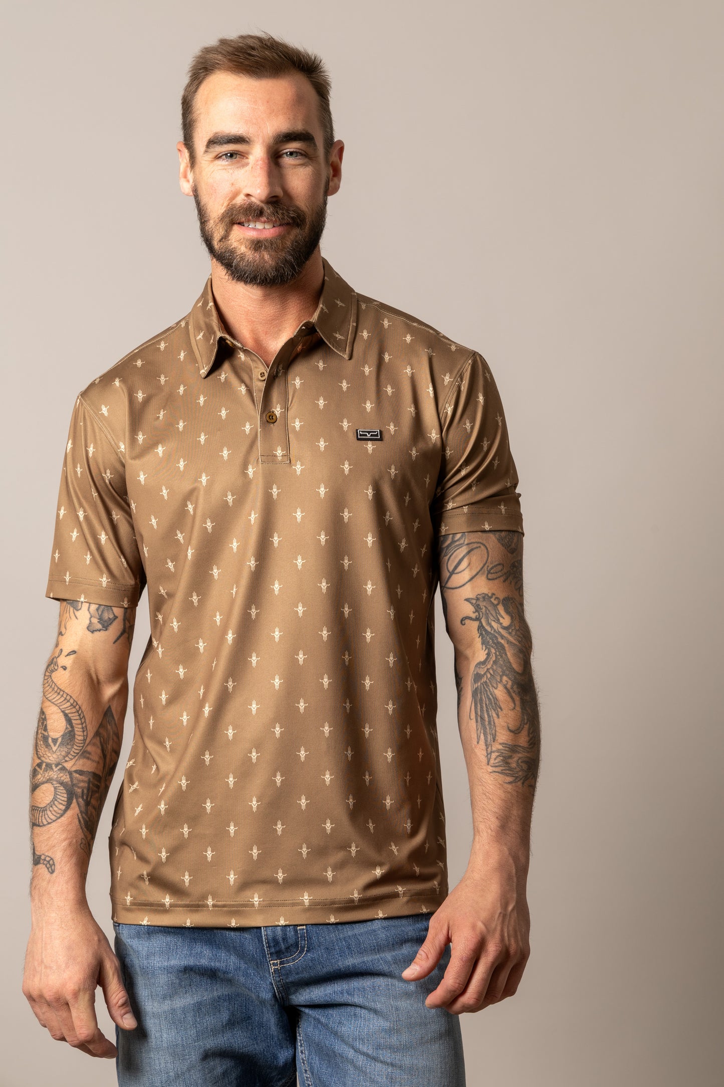 Kimes Ranch BARTAM Brown POLO MSH0000210