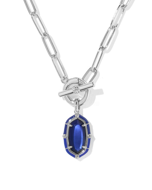 Kendra Scott ELISA ENAMELSILVER LINK AND CHAIN NECKLACE