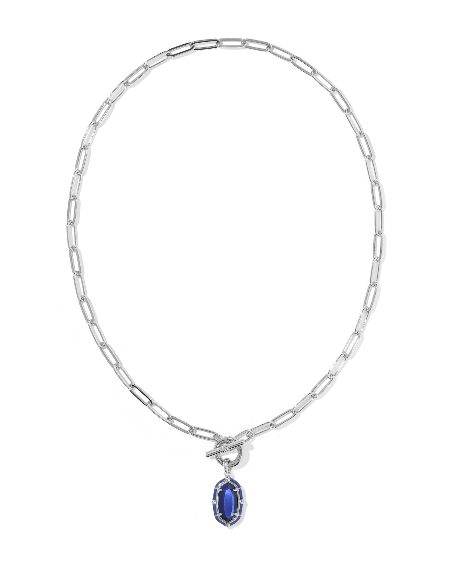 Kendra Scott ELISA ENAMELSILVER LINK AND CHAIN NECKLACE