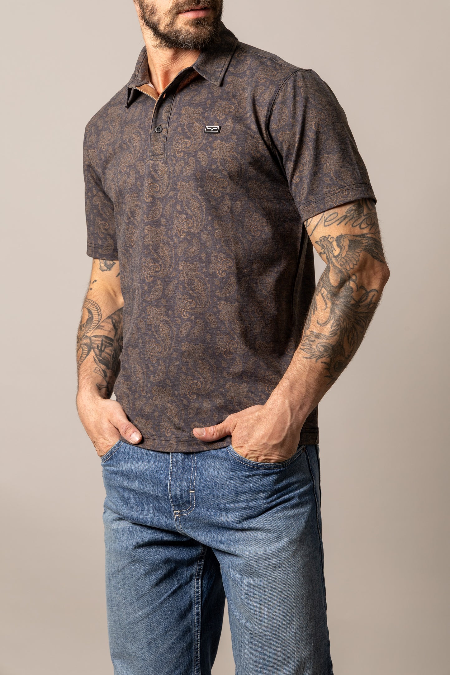 Kimes Ranch BUREL POLO - Black