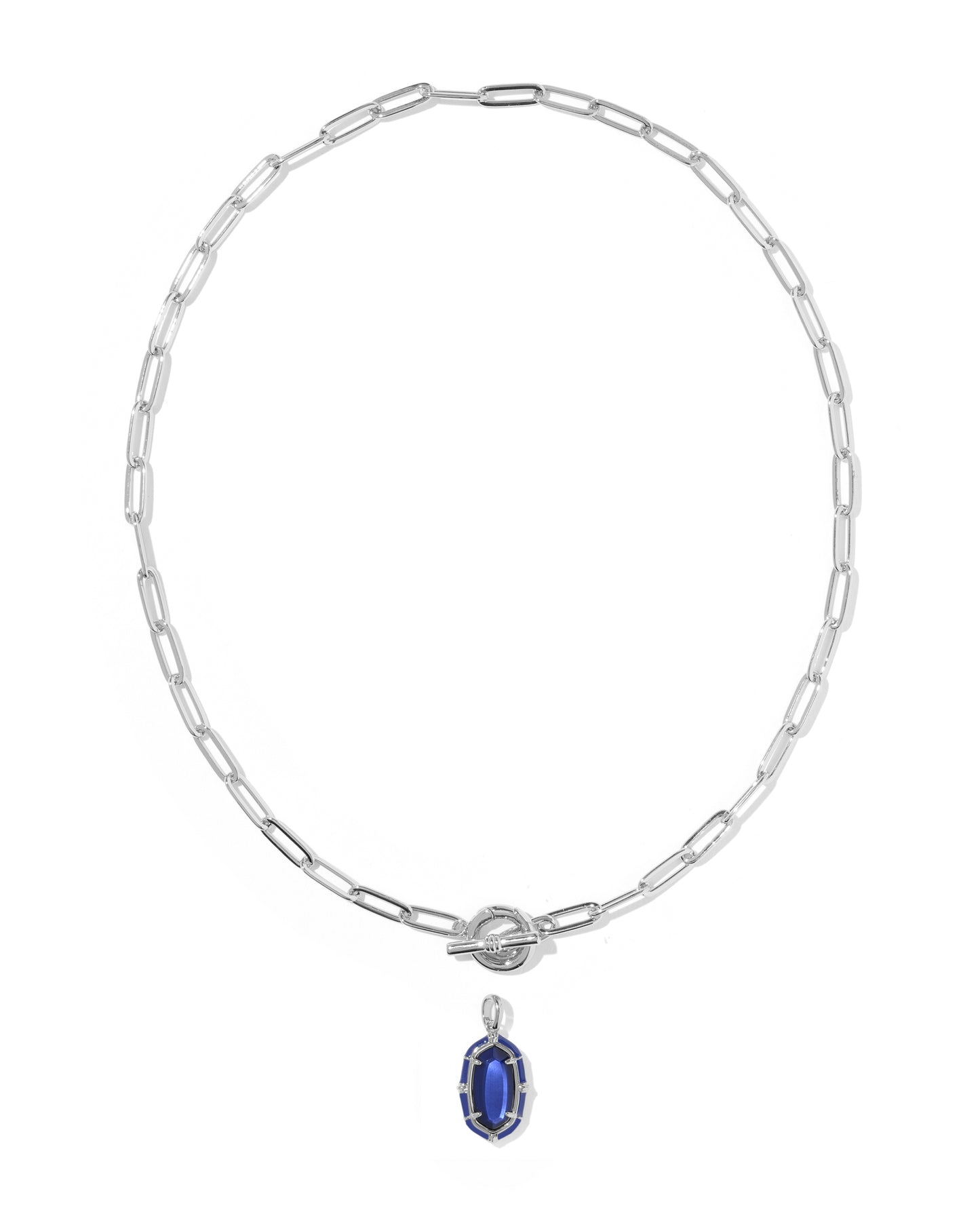 Kendra Scott ELISA ENAMELSILVER LINK AND CHAIN NECKLACE