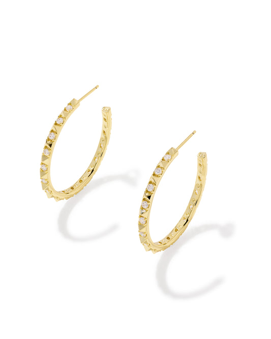 Kendra Scott Gold or Silver FATE HOOP EARRINGS