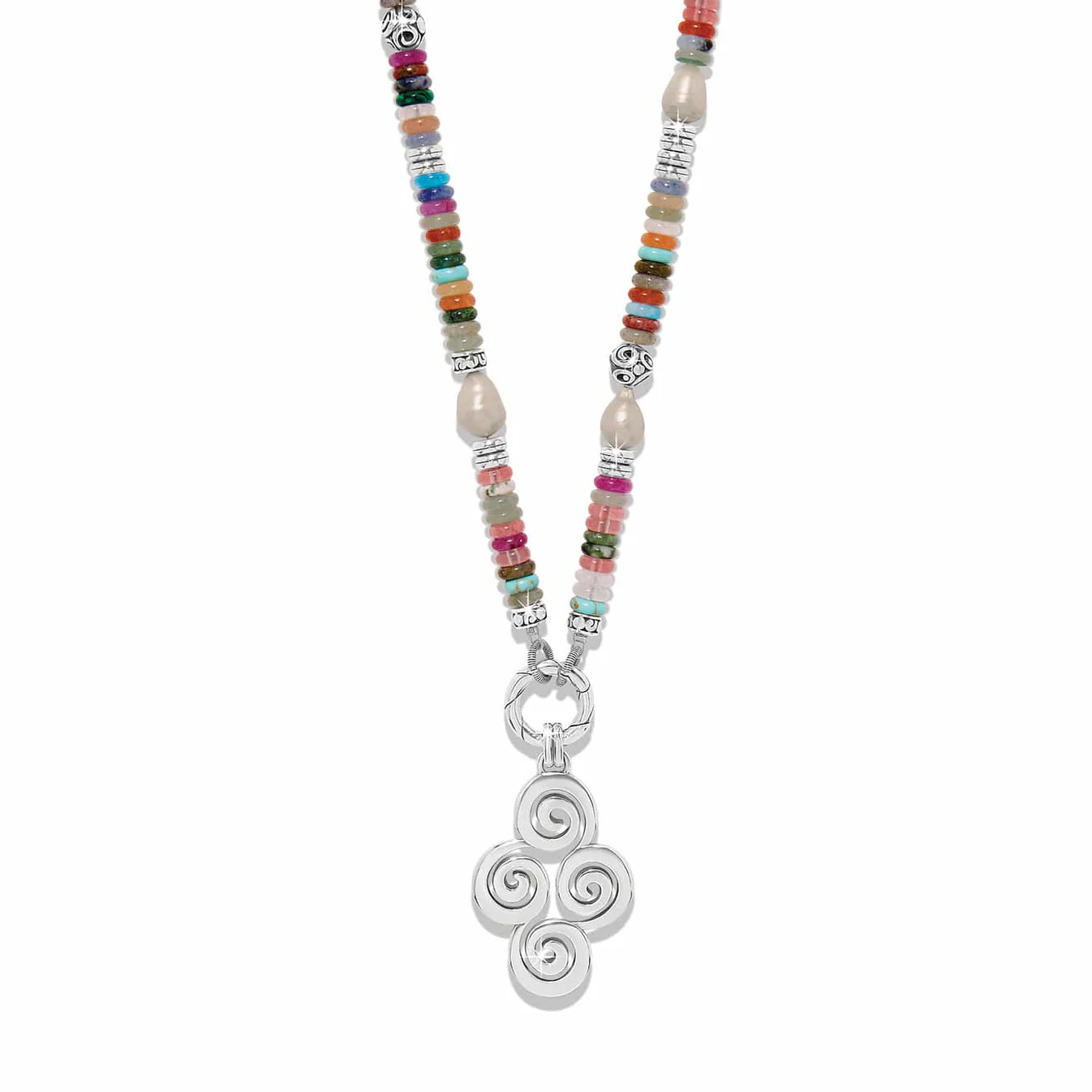 Brighton Vertigo Hues Token Charm Necklace