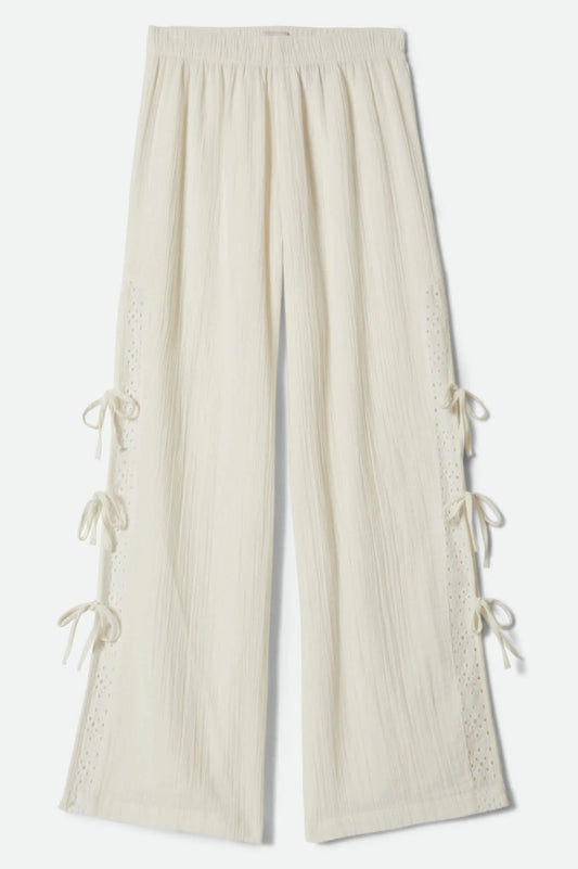 Brixton SEASIDE EYELET WIDE LEG PANT