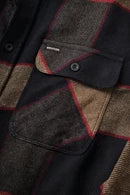 Brixton Bowery Flannel - Heather Grey/Charcoal