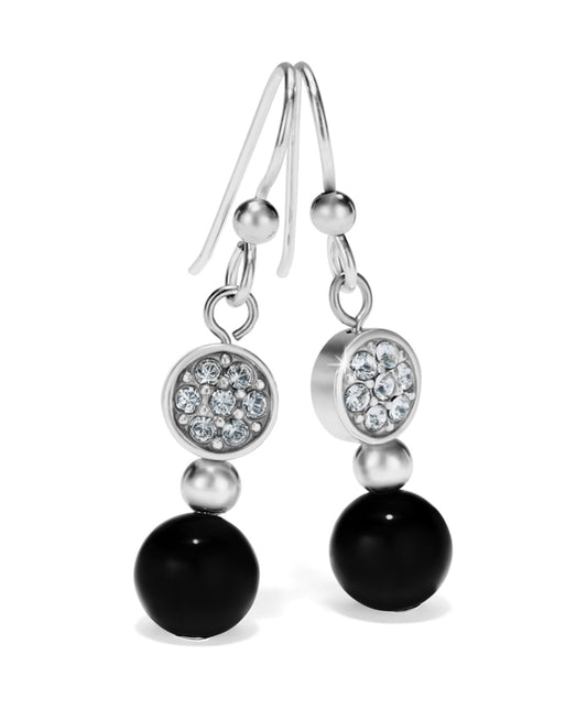 Brighton Meridian Petite Prime Black French Wire Earrings