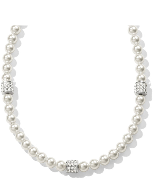 Brighton Meridian Petite Pearl Station Necklace