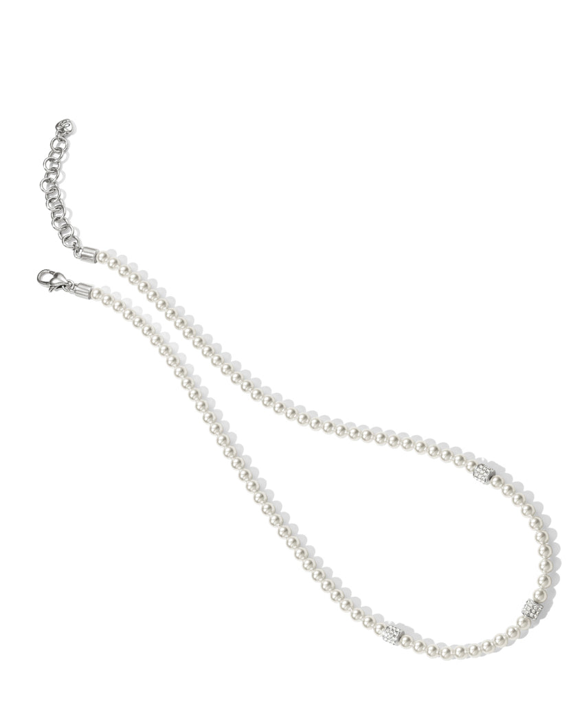 Brighton Meridian Petite Pearl Station Necklace