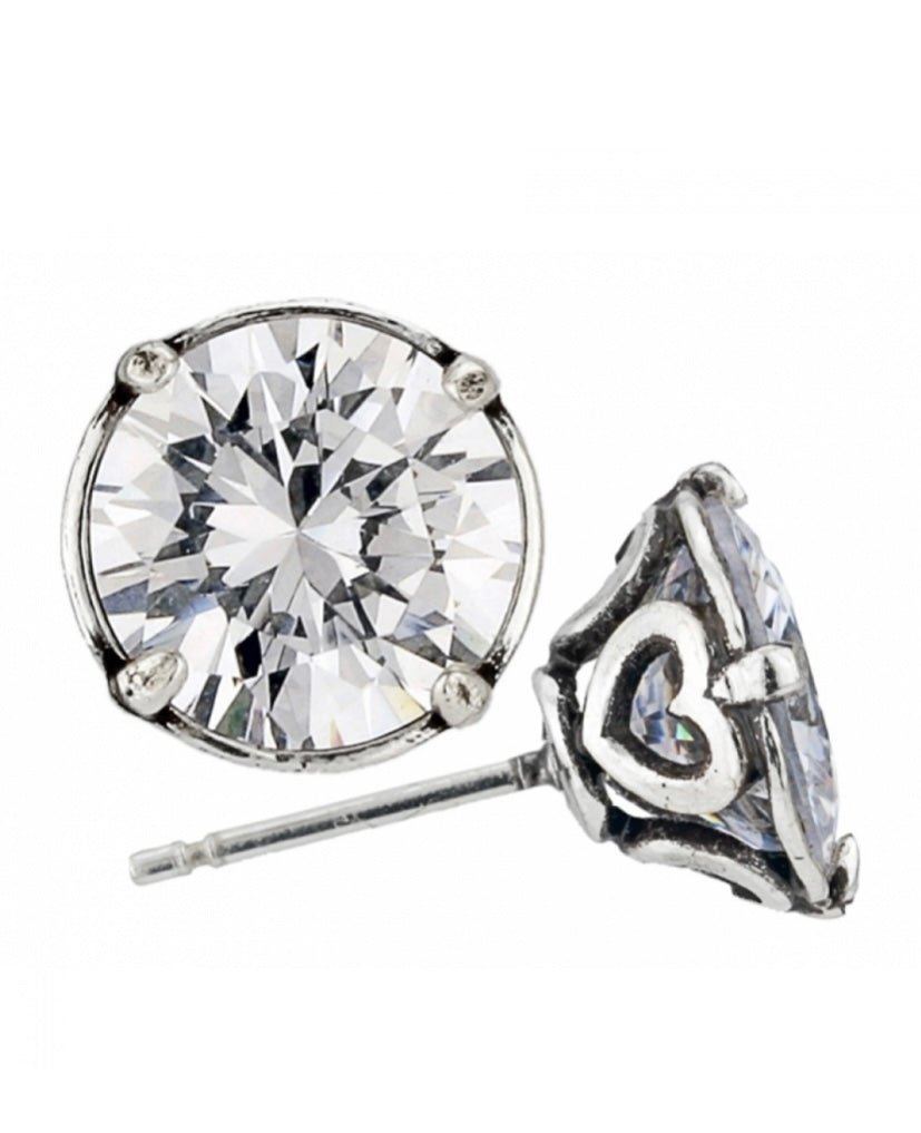 Brilliance 9MM Post Earrings