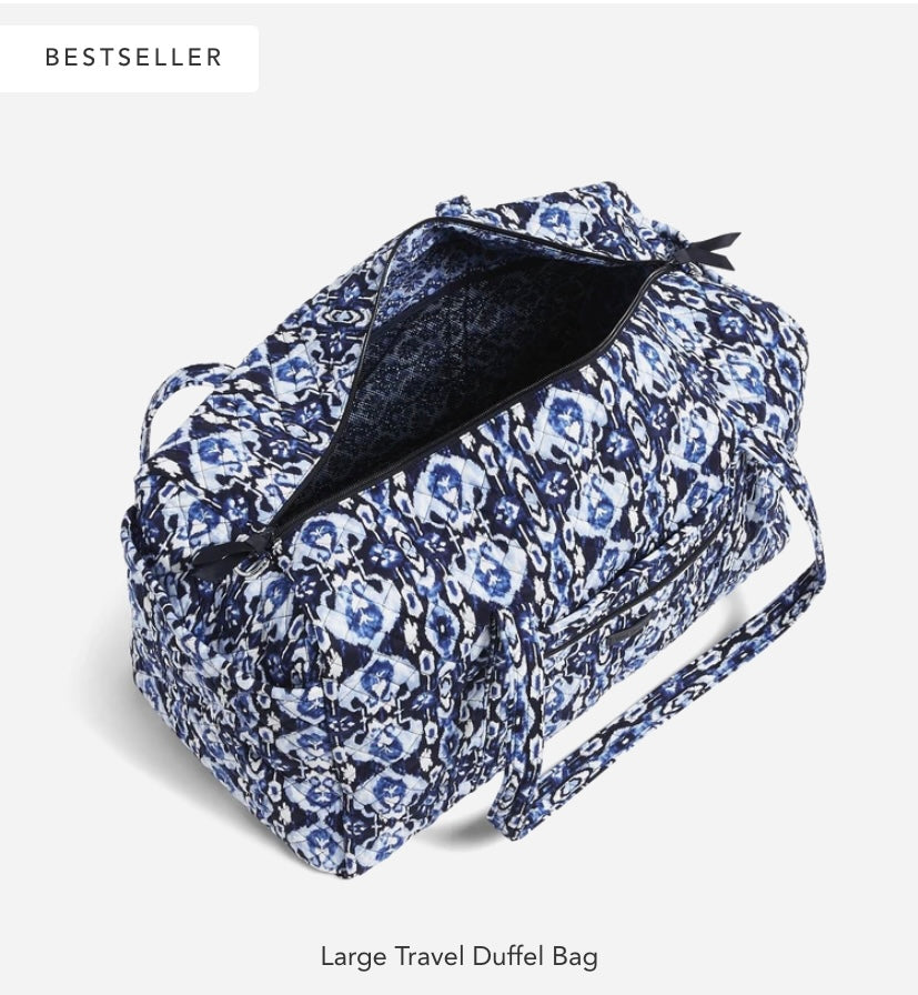 Vera Bradley-Large Travel Duffle Bag