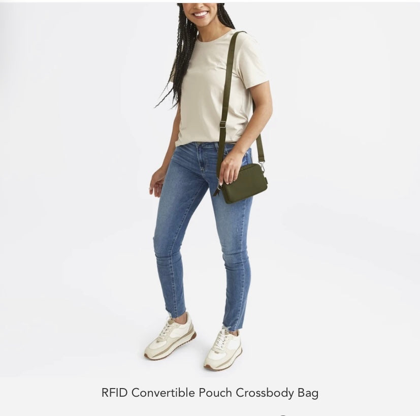 Vera Bradley Women's Cotton RFID Small Convertible Crossbody Bag Neon  Blooms 