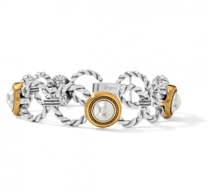 Brighton Meridian Golden Pearl Bracelet