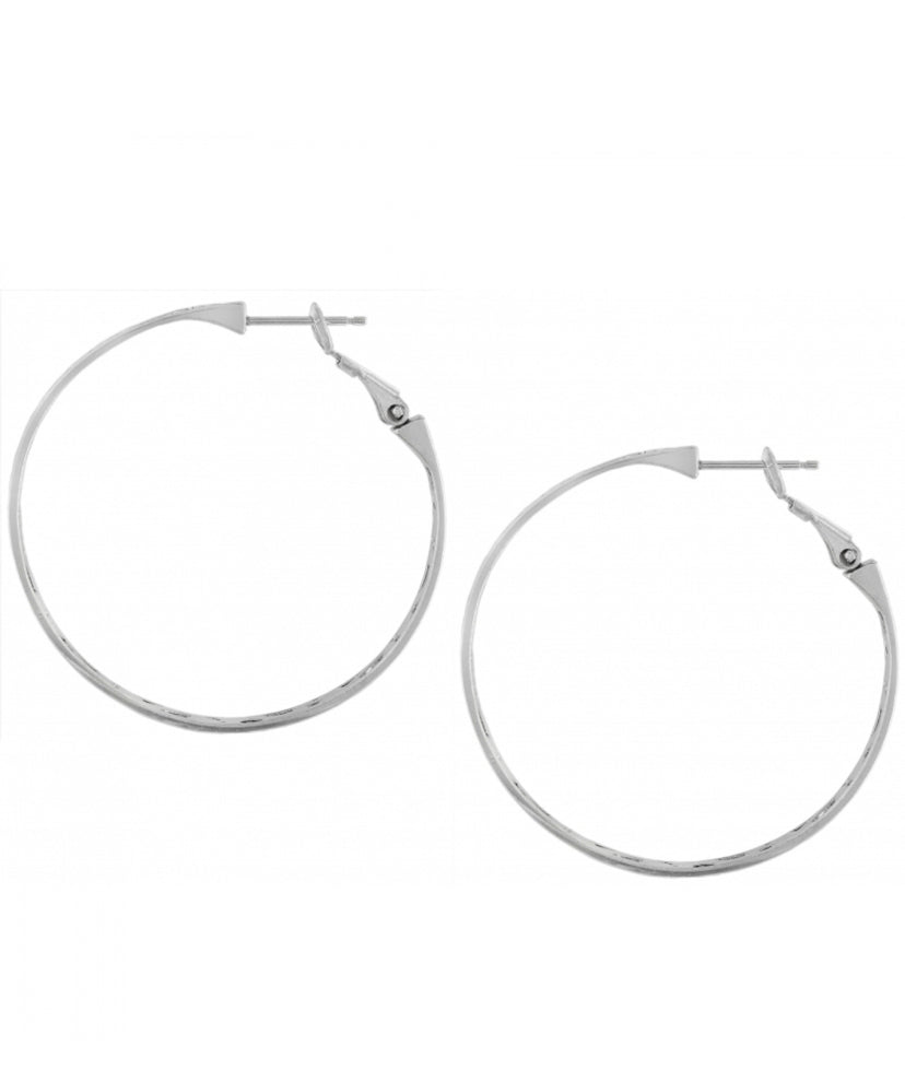 Contempo Large Hoop Earrings