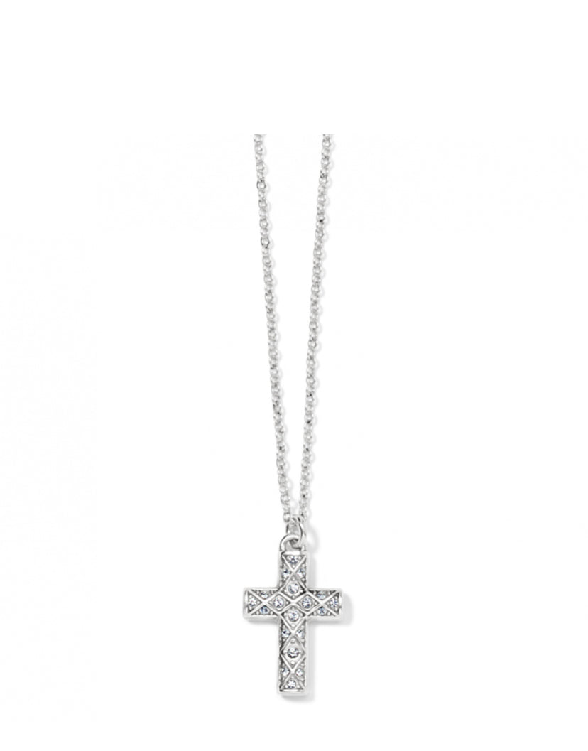 Brighton Diamond Cross Necklace