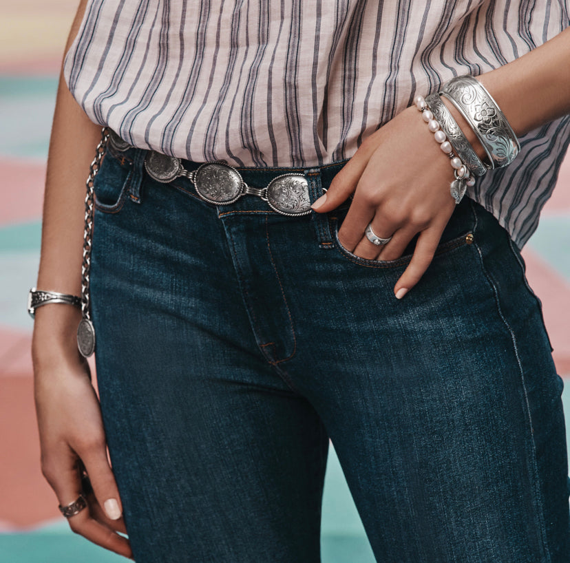 Essex Etched Hinged Bangle