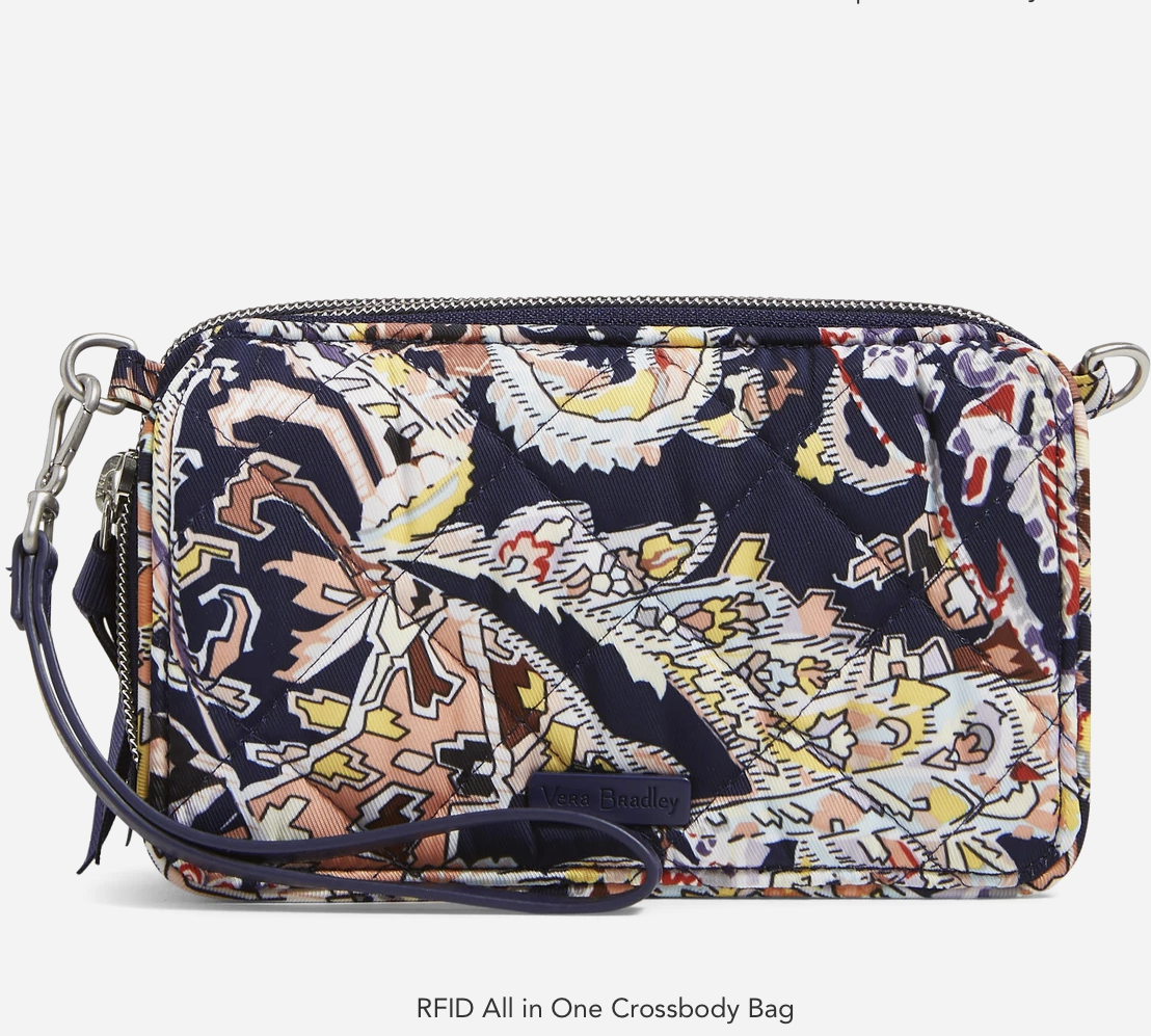 Vera Bradley- RFID All in One Crossbody