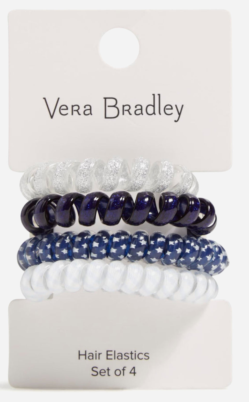 Vera Bradley spiral elastic hair ties