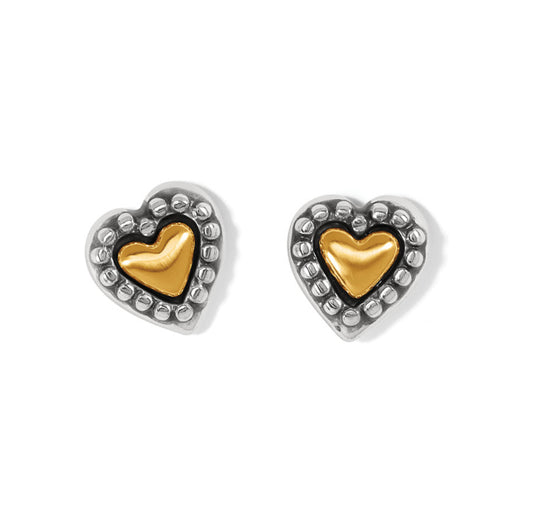 Brighton Marci heart post earrings