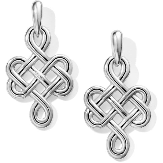 Brighton Interlok Endless Knot Post Drop Earrings