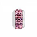 Brighton Light Rose Spectrum Bead