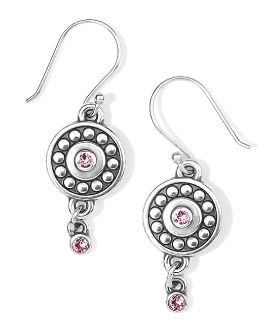 Brighton rose pebble earrings