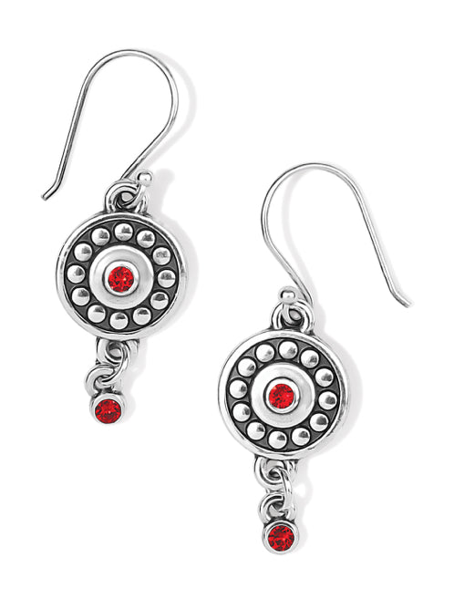 Brighton Ruby Pebble Earrings