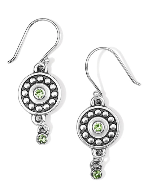 Brighton pebble peridot earrings