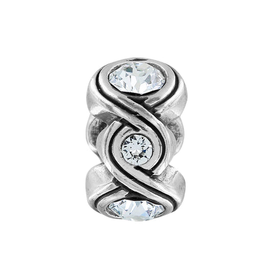 Brighton Infinity Sparkle Bead Charm