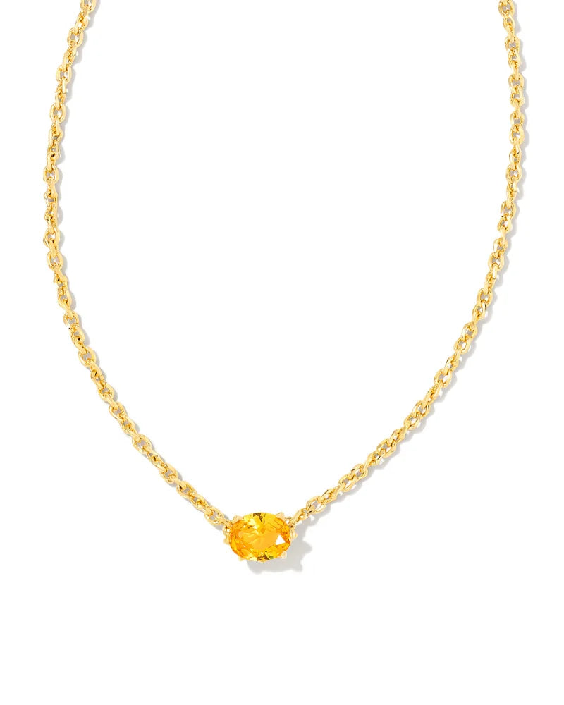 Kendra Scott Cailin Gold Pendant Necklace (multiple colors)
